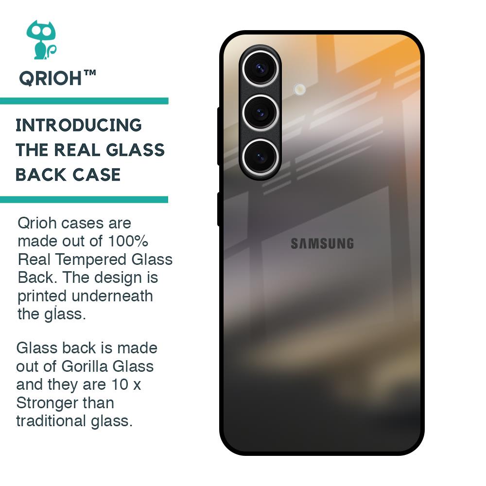 Minimalist Ombre Glass Case for Samsung Galaxy S24 FE 5G