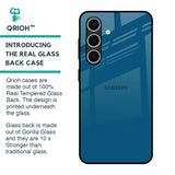 Cobalt Blue Glass Case for Samsung Galaxy S24 FE 5G