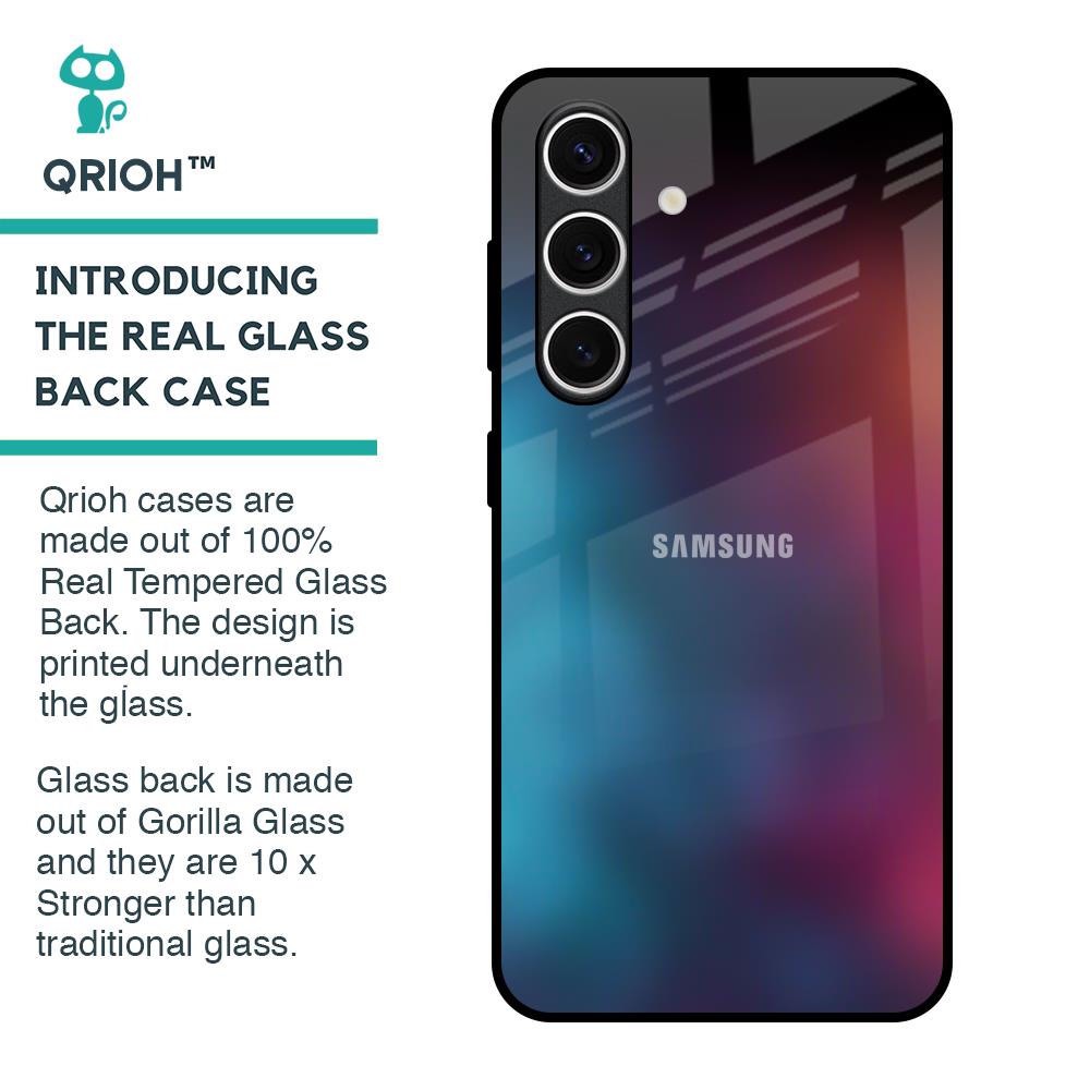 Color Explosion Glass Case for Samsung Galaxy S24 FE 5G