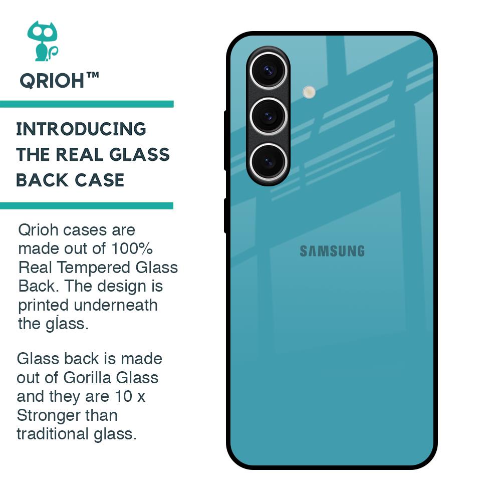 Oceanic Turquiose Glass Case for Samsung Galaxy S24 FE 5G