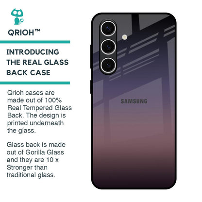 Grey Ombre Glass Case for Samsung Galaxy S24 FE 5G