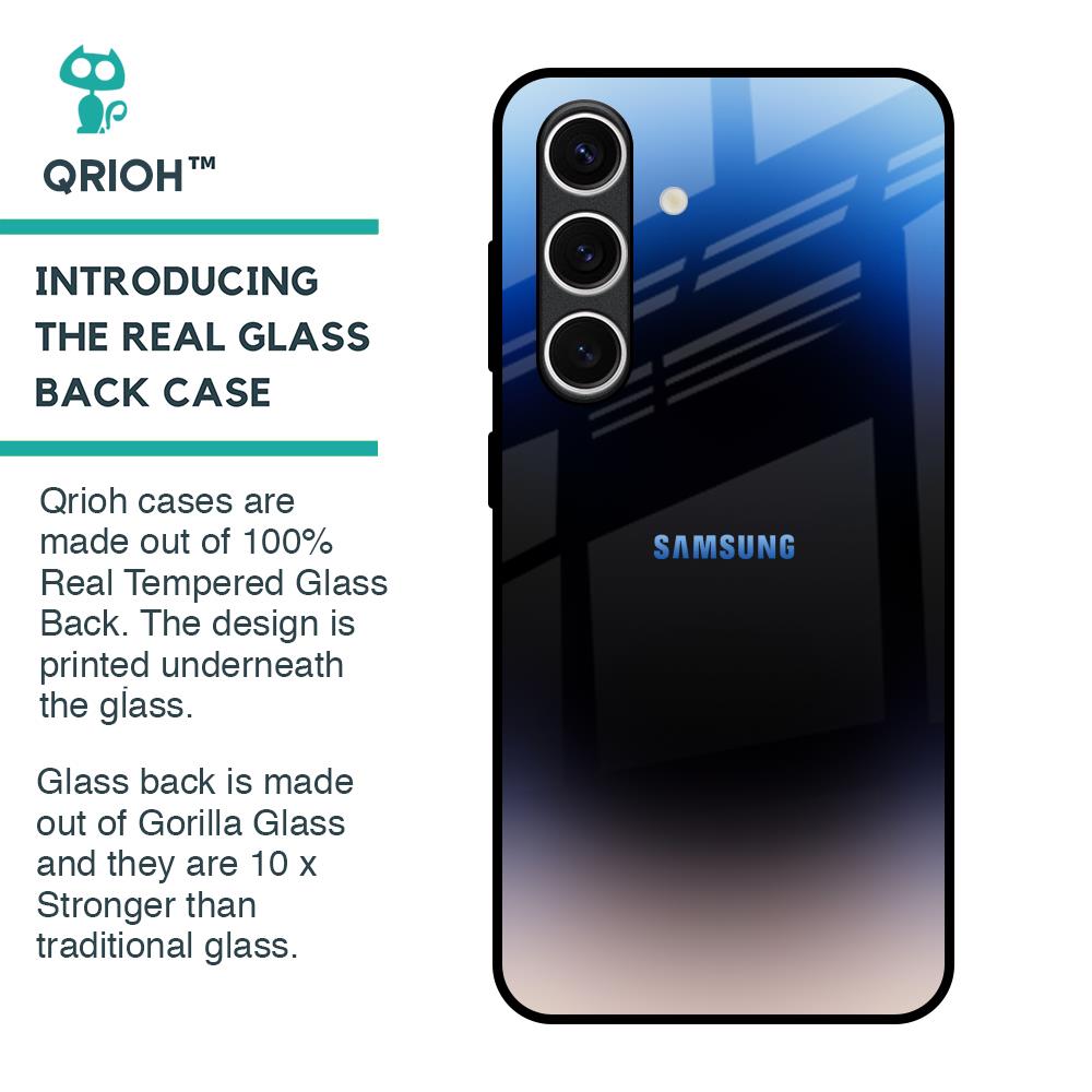 Evil Blue Glass Case for Samsung Galaxy S24 FE 5G