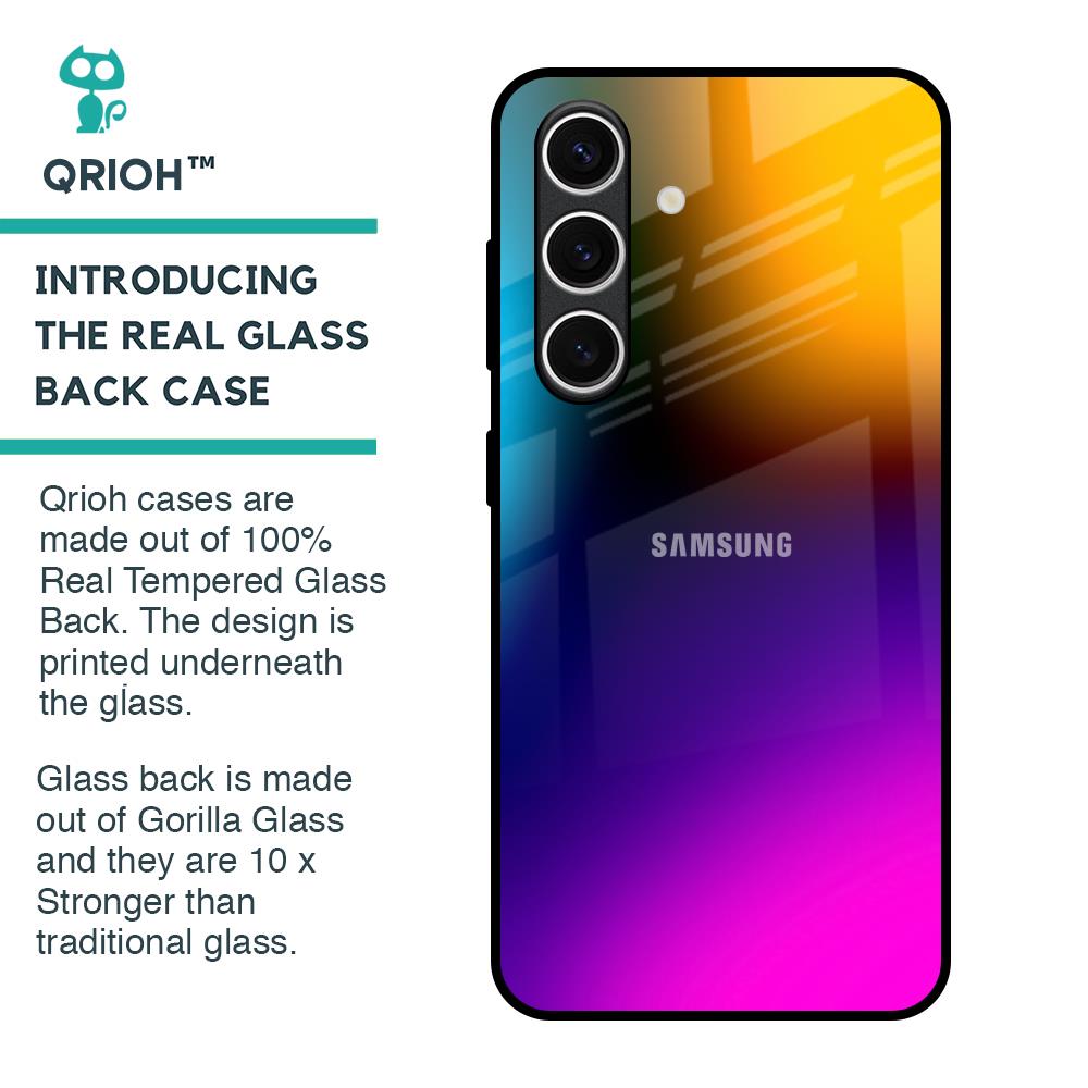 Prism Color Glass Case for Samsung Galaxy S24 FE 5G
