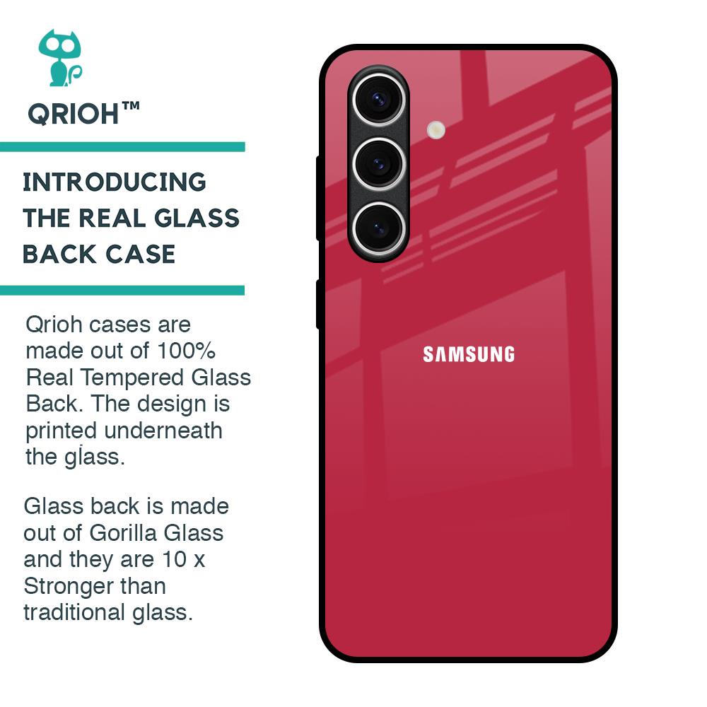 Solo Maroon Glass case for Samsung Galaxy S24 FE 5G
