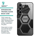Hexagon Style Glass Case For Samsung Galaxy S24 FE 5G