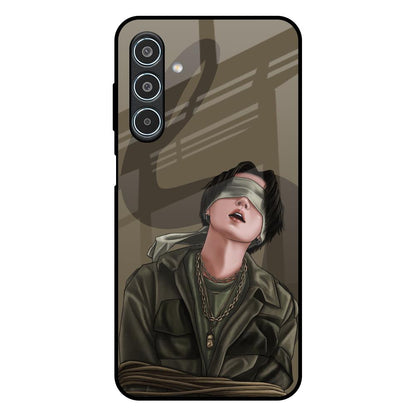 Blind Fold Samsung Galaxy M35 5G Glass Back Cover Online