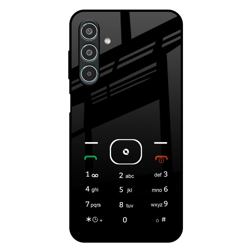 Classic Keypad Pattern Samsung Galaxy M35 5G Glass Back Cover Online