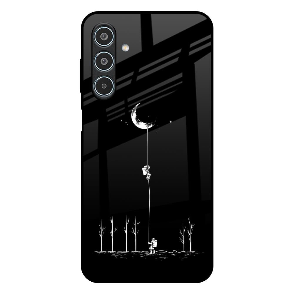 Catch the Moon Samsung Galaxy M35 5G Glass Back Cover Online