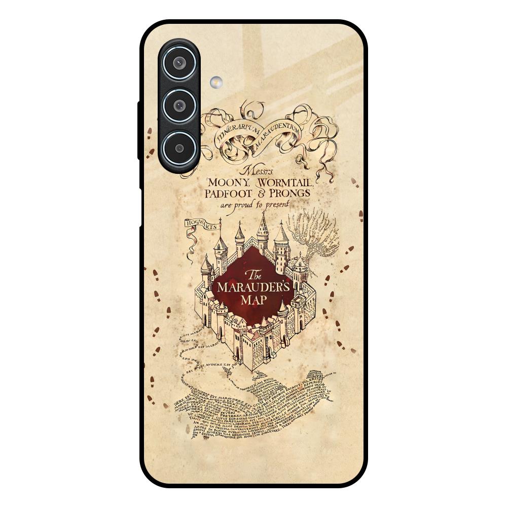 Magical Map Samsung Galaxy M35 5G Glass Back Cover Online