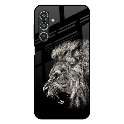 Brave Lion Samsung Galaxy M35 5G Glass Back Cover Online