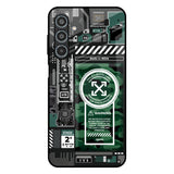 Green Camo Circuit Samsung Galaxy M35 5G Glass Back Cover Online