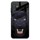 Angry Black Leopard Samsung Galaxy M35 5G Glass Back Cover Online