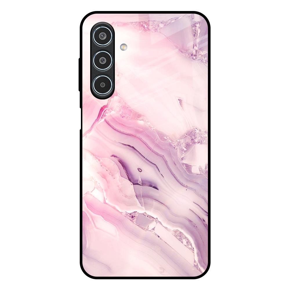 Diamond Pink Gradient Samsung Galaxy M35 5G Glass Back Cover Online