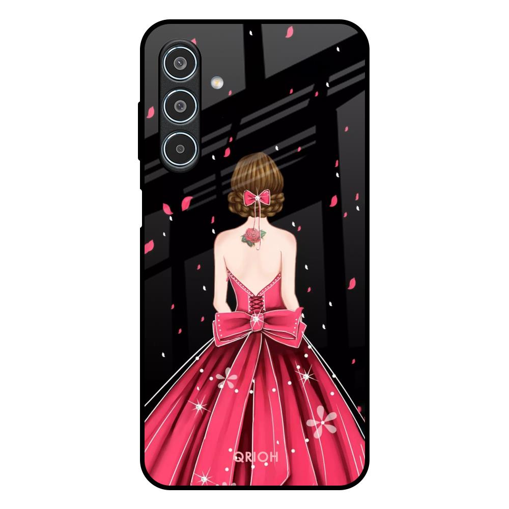 Fashion Princess Samsung Galaxy M35 5G Glass Back Cover Online