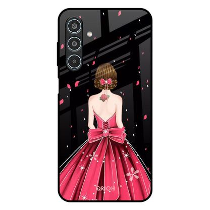 Fashion Princess Samsung Galaxy M35 5G Glass Back Cover Online