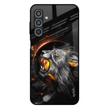Aggressive Lion Samsung Galaxy M35 5G Glass Back Cover Online
