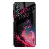 Moon Wolf Samsung Galaxy M35 5G Glass Back Cover Online