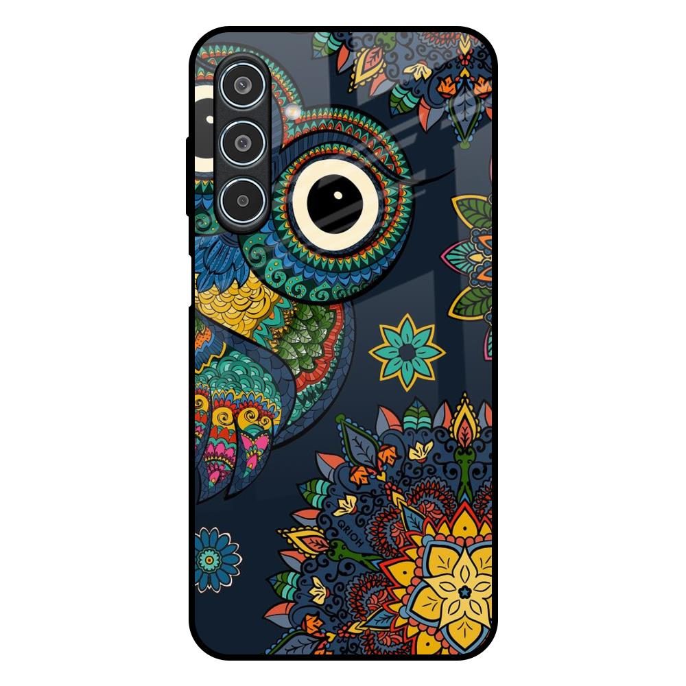 Owl Art Samsung Galaxy M35 5G Glass Back Cover Online