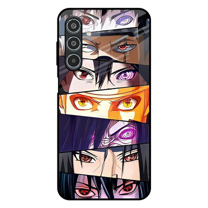 Anime Eyes Samsung Galaxy M35 5G Glass Back Cover Online