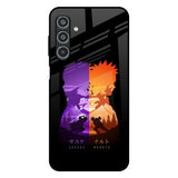 Minimalist Anime Samsung Galaxy M35 5G Glass Back Cover Online