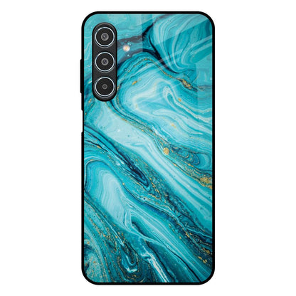 Ocean Marble Samsung Galaxy M35 5G Glass Back Cover Online