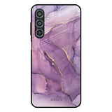 Purple Gold Marble Samsung Galaxy M35 5G Glass Back Cover Online