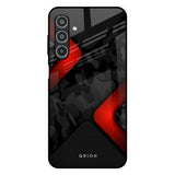 Modern Camo Abstract Samsung Galaxy M35 5G Glass Back Cover Online