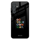 Go Your Own Way Samsung Galaxy M35 5G Glass Back Cover Online