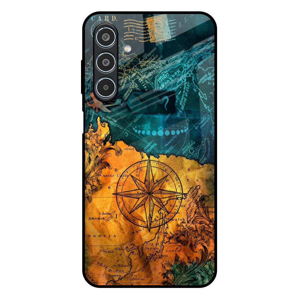Architecture Map Samsung Galaxy M35 5G Glass Back Cover Online