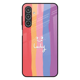 Lucky Abstract Samsung Galaxy M35 5G Glass Back Cover Online
