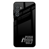 Push Your Self Samsung Galaxy M35 5G Glass Back Cover Online