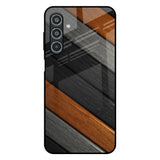 Tri Color Wood Samsung Galaxy M35 5G Glass Back Cover Online