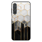 Tricolor Pattern Samsung Galaxy M35 5G Glass Back Cover Online