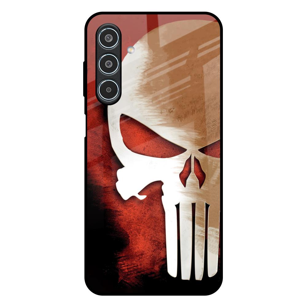 Red Skull Samsung Galaxy M35 5G Glass Back Cover Online
