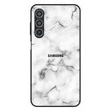 Satin White Marble Samsung Galaxy M35 5G Glass Back Cover Online