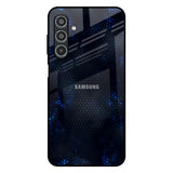 Blue Hues Samsung Galaxy M35 5G Glass Back Cover Online