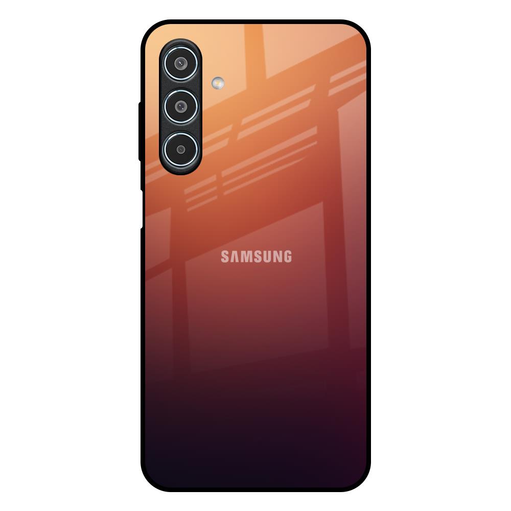 Sunset Background Samsung Galaxy M35 5G Glass Back Cover Online