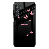 Fly Butterfly Samsung Galaxy M35 5G Glass Back Cover Online