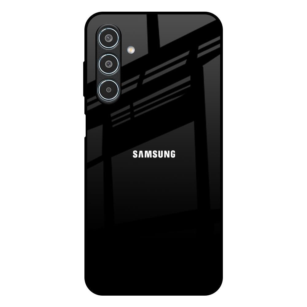 Jet Black Samsung Galaxy M35 5G Glass Back Cover Online