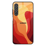 Magma Color Pattern Samsung Galaxy M35 5G Glass Back Cover Online