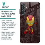 Angry Baby Super Hero Glass Case for Samsung Galaxy M35 5G