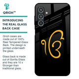 Luxury Fashion Initial Glass Case for Samsung Galaxy M35 5G