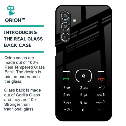 Classic Keypad Pattern Glass Case for Samsung Galaxy M35 5G