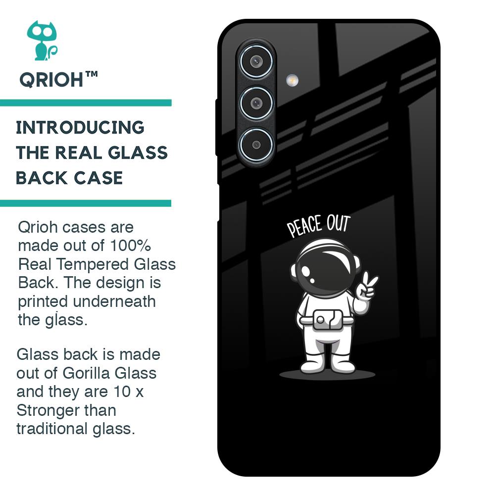 Peace Out Astro Glass Case for Samsung Galaxy M35 5G