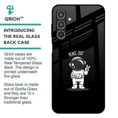 Peace Out Astro Glass Case for Samsung Galaxy M35 5G