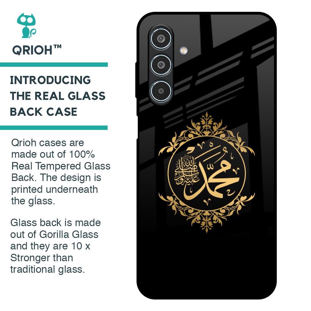 Islamic Calligraphy Glass Case for Samsung Galaxy M35 5G