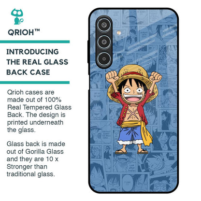 Chubby Anime Glass Case for Samsung Galaxy M35 5G