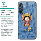 Chubby Anime Glass Case for Samsung Galaxy M35 5G