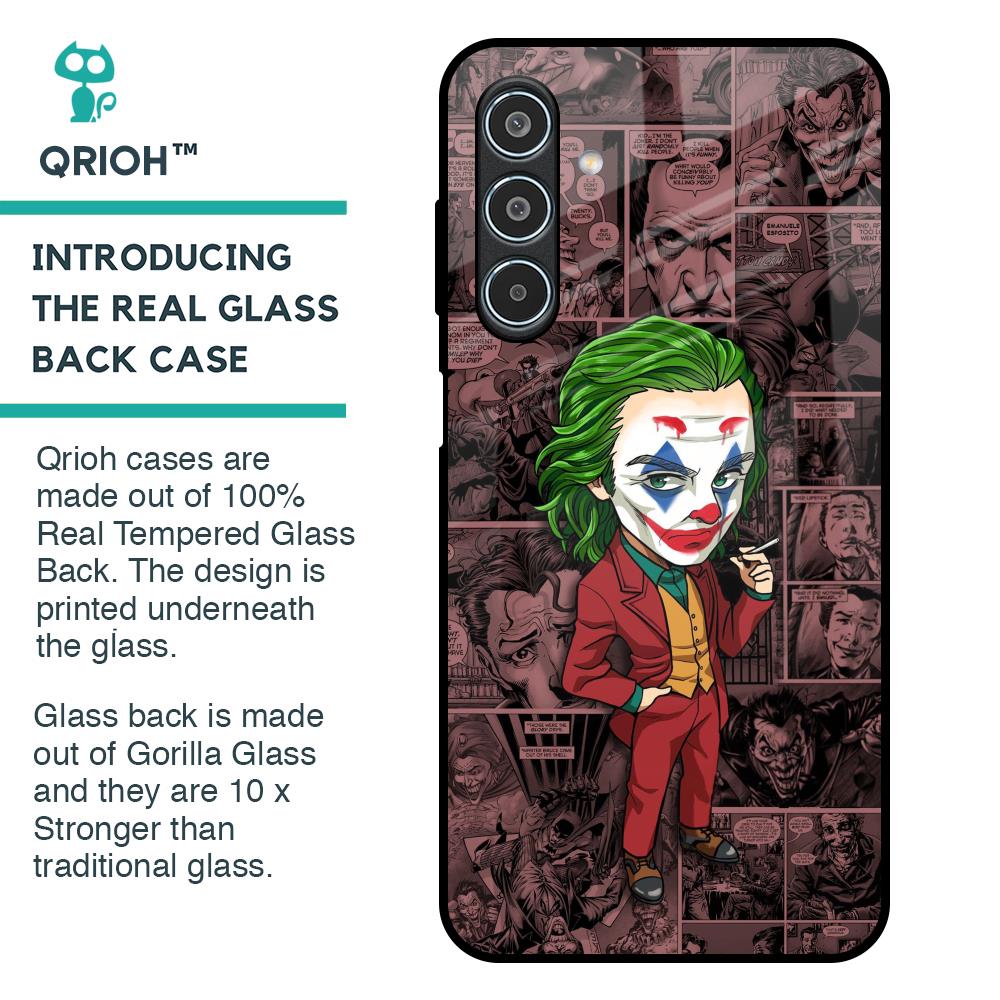 Joker Cartoon Glass Case for Samsung Galaxy M35 5G