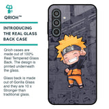 Orange Chubby Glass Case for Samsung Galaxy M35 5G
